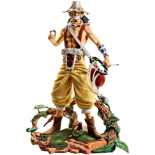 Sniper King Usopp Figurine, Detailed Forest Base - 25cm/9.84in