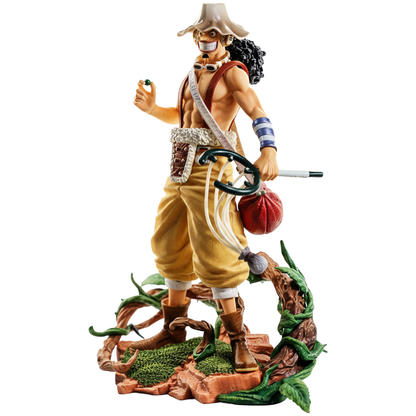 Sniper King Usopp Figurine, Detailed Forest Base - 25cm/9.84in