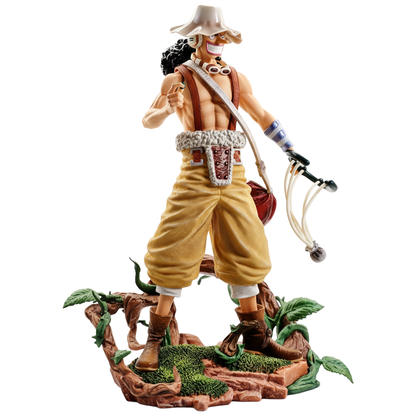 Sniper King Usopp Figurine, Detailed Forest Base - 25cm/9.84in