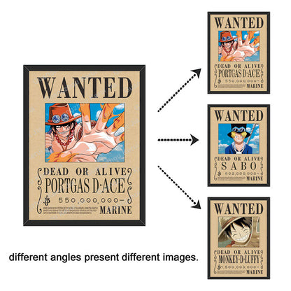 One Piece Legendary Brothers 3D Motion Poster