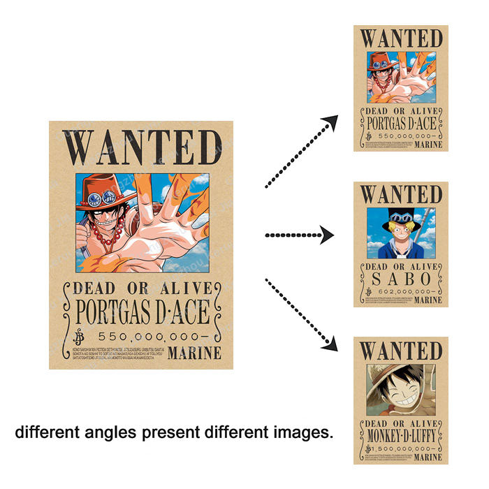 One Piece Legendary Brothers 3D Motion Poster