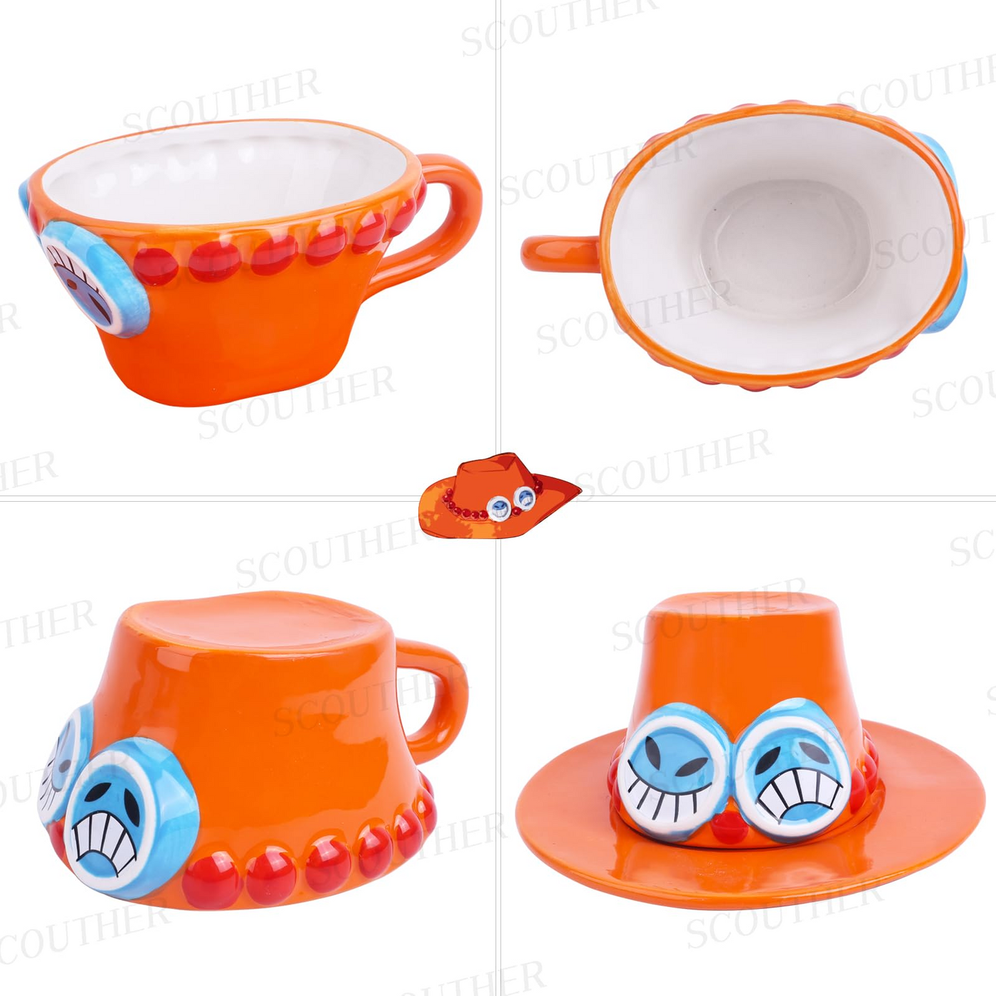 One Piece Straw Hat Mug – Ceramic Edition