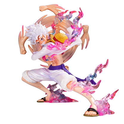 Gear 5 Luffy Rotating Arm Figurine – 19cm/7.48in