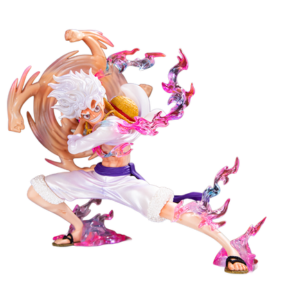 Gear 5 Luffy Rotating Arm Figurine – 19cm/7.48in