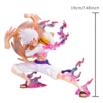 Gear 5 Luffy Rotating Arm Figurine – 19cm/7.48in